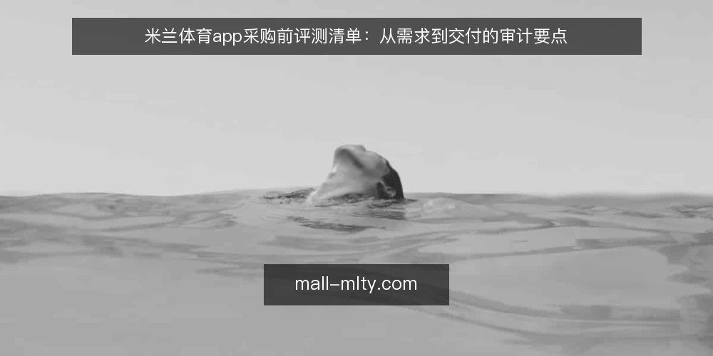 米兰体育app采购前评测清单:从需求到交付的审计要点 — 为什么现在需要审计采购需求 配图